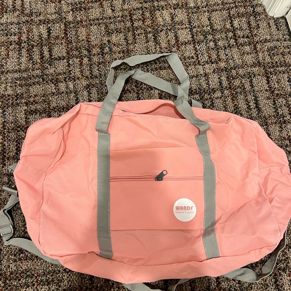 Wander Pink and Gray Women's Bag